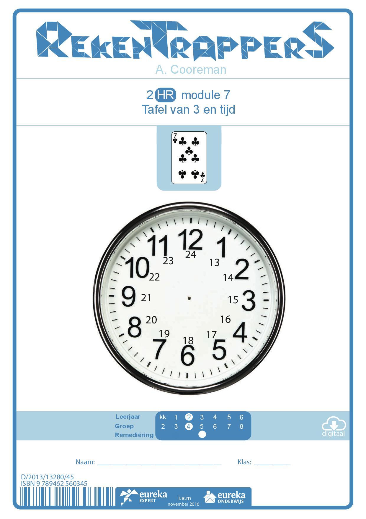 RekenTrappers 2 HR Module 7: Tafel van 3 en tijd