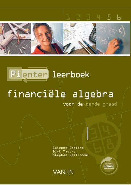 Pienter 5/6 ASO/TSO - 3/4/6/8u financiële algebra leerboek