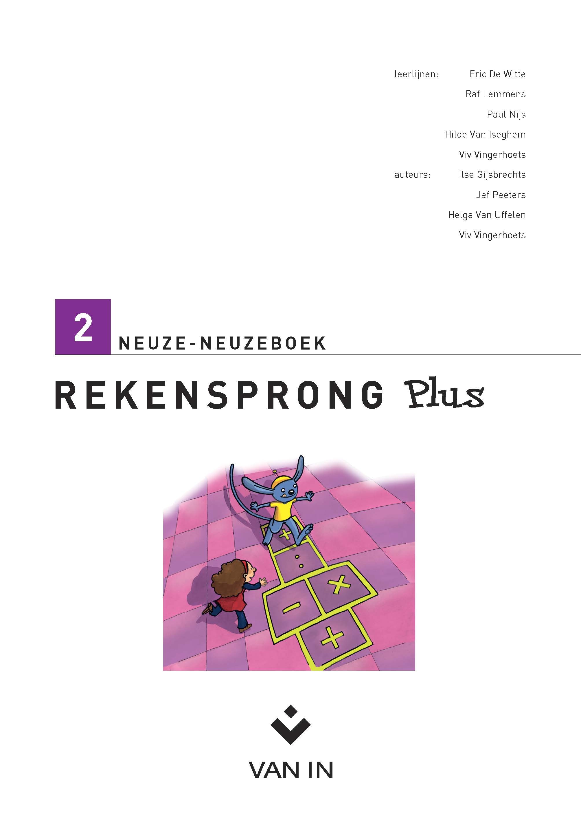 Rekensprong plus 2 neuze-neuzeboek