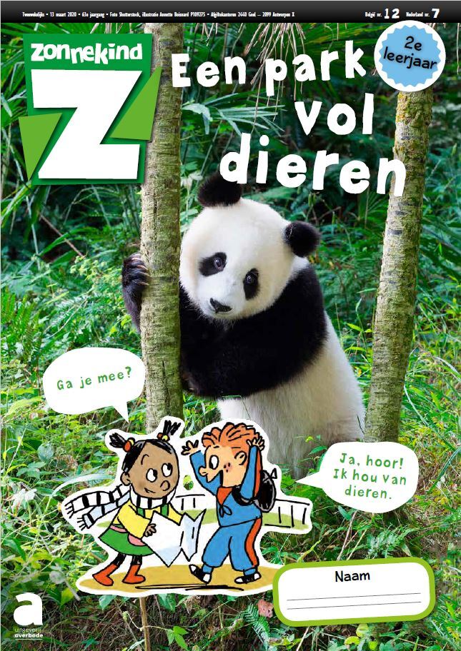 Zonnekind 12 - Een park vol dieren 2de leerjaar