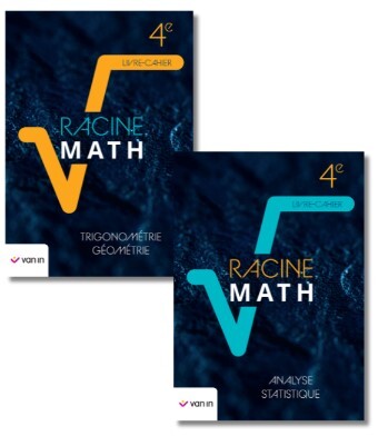 Racine Math 4 - Livre Cahier A Et B - Analyse Statistique + Géométrie ...