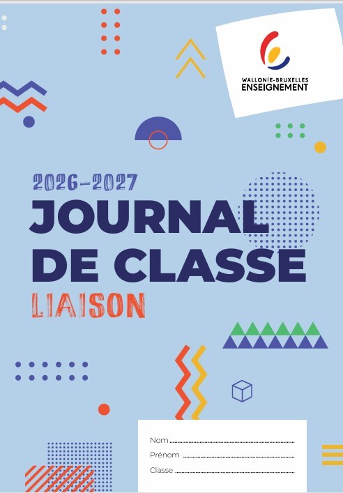 Journal de classe Wallonie-Bruxelles Enseignement Secondaire spécialisé 1re-2e Liaison 2026-2027