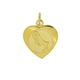 Zodiac Heart Gold plated