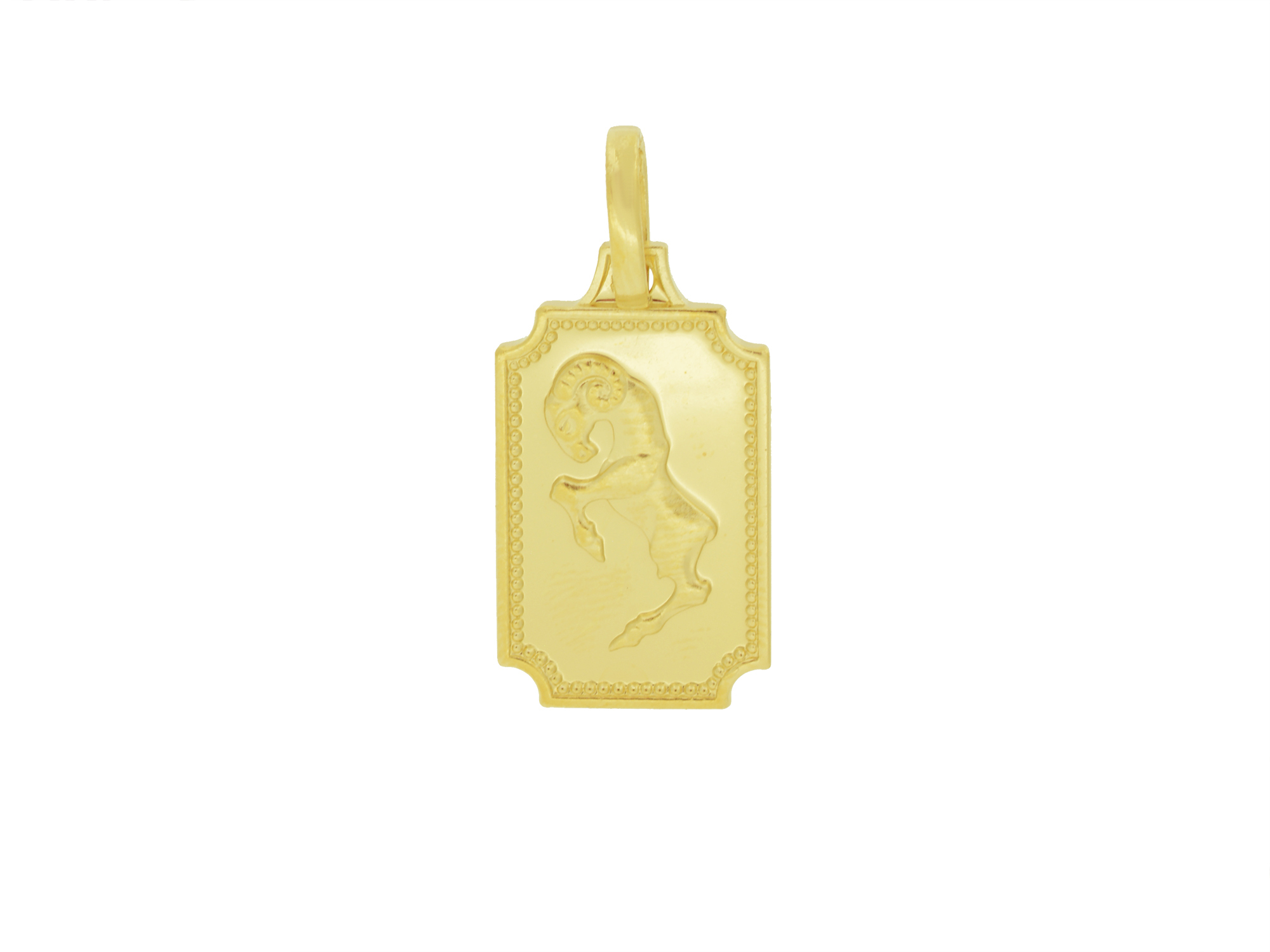 Zodiac Rectangle Gold plated