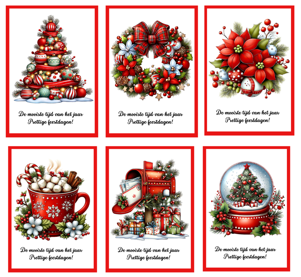 Kerstkaart - figuren 2026
