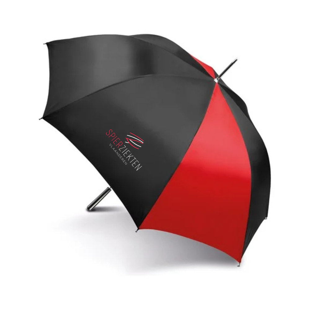 Paraplu zwart/rood