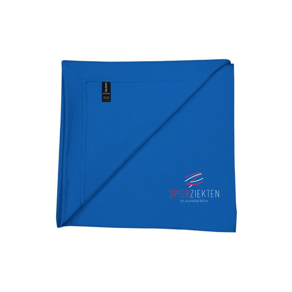 Deken blauw 125*150cm heavy blended fleece