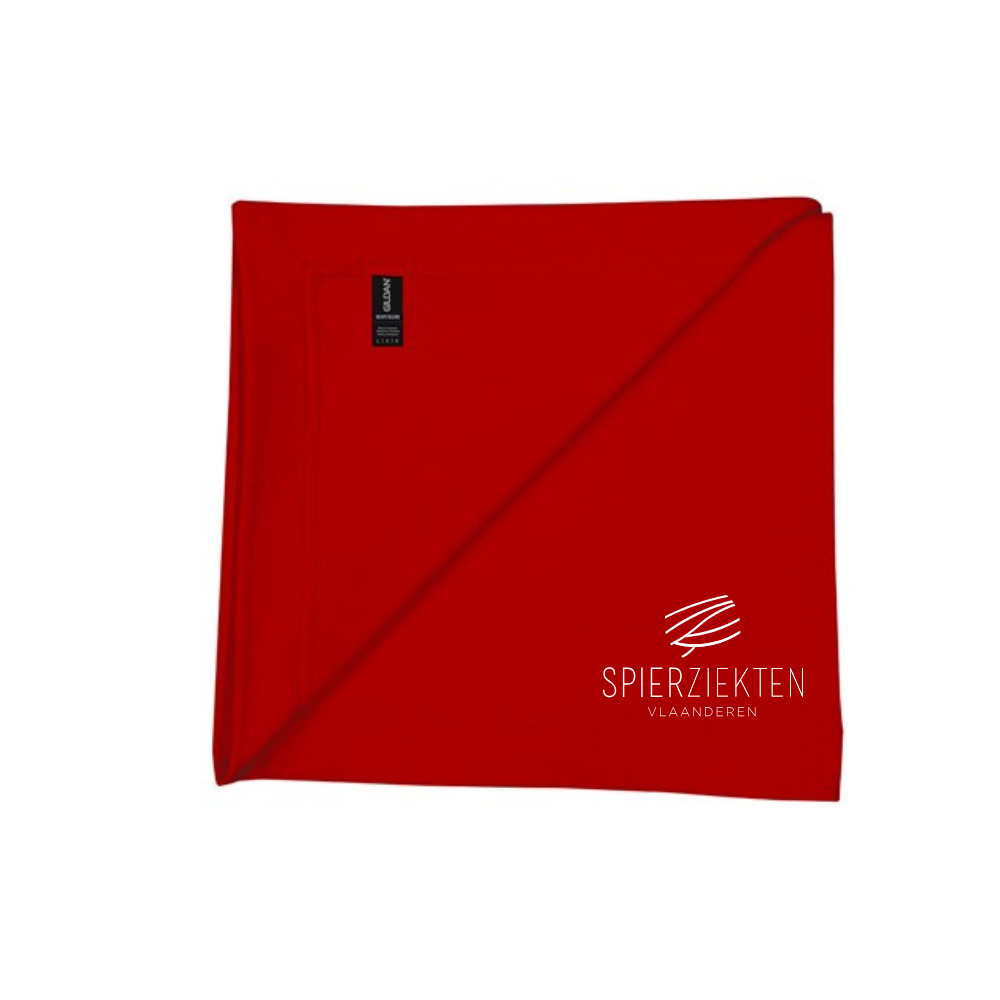 Deken rood 125*150cm heavy blended fleece