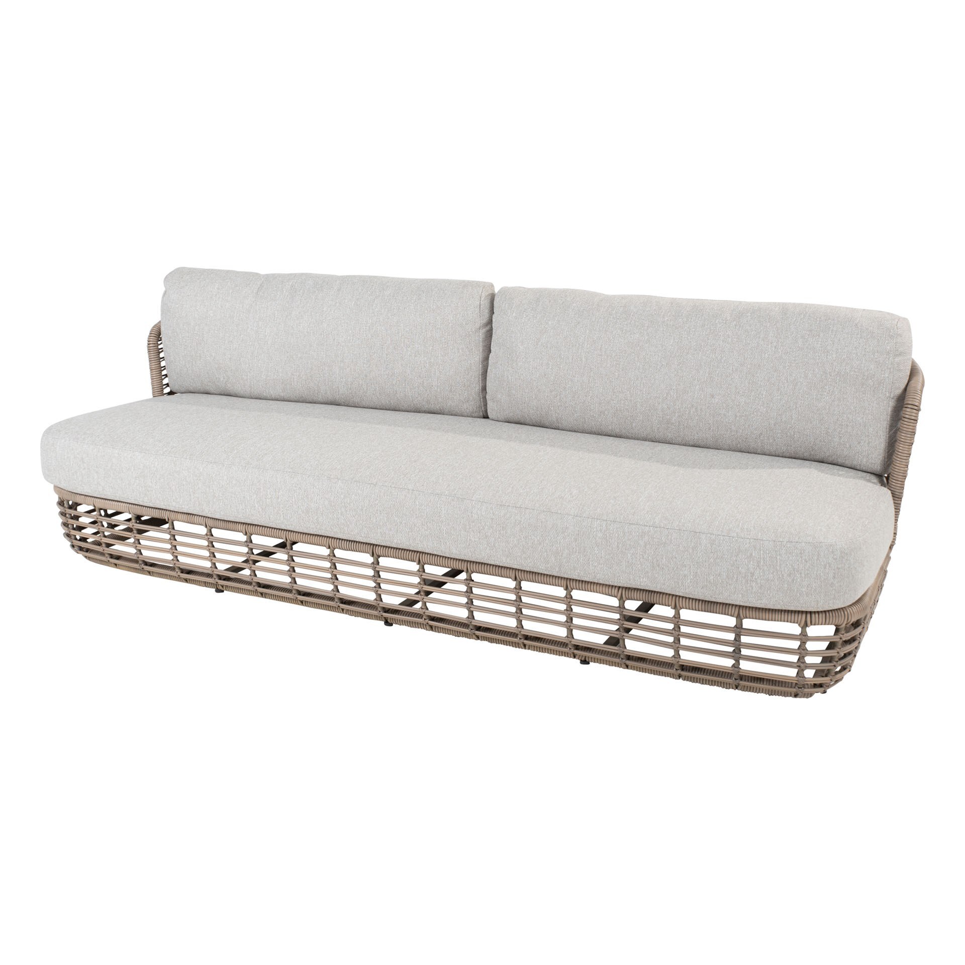 Lugano Living Bench 3 seater with 5 cushions 