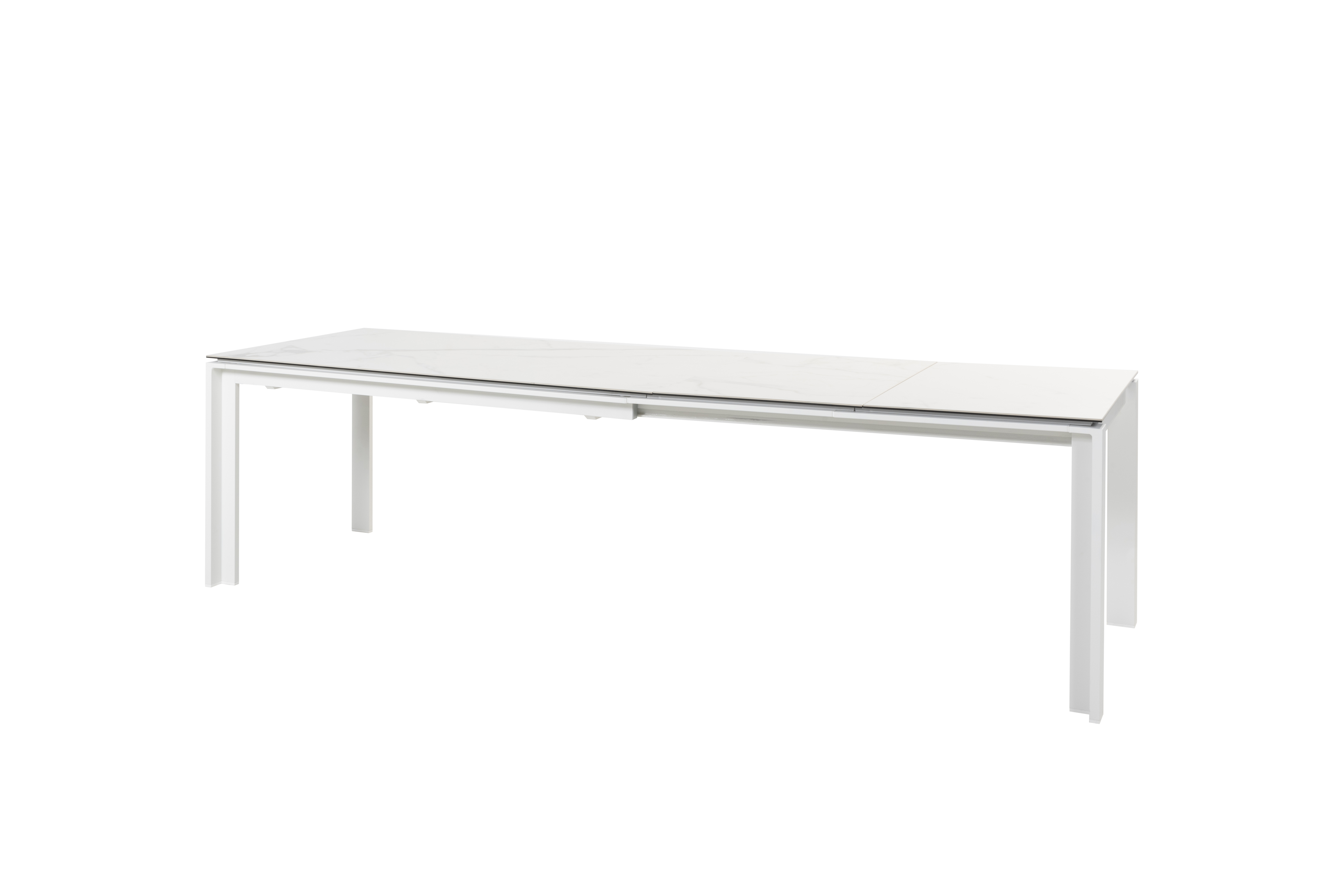 Optimum extending table ceramic 220-280-340x95 white