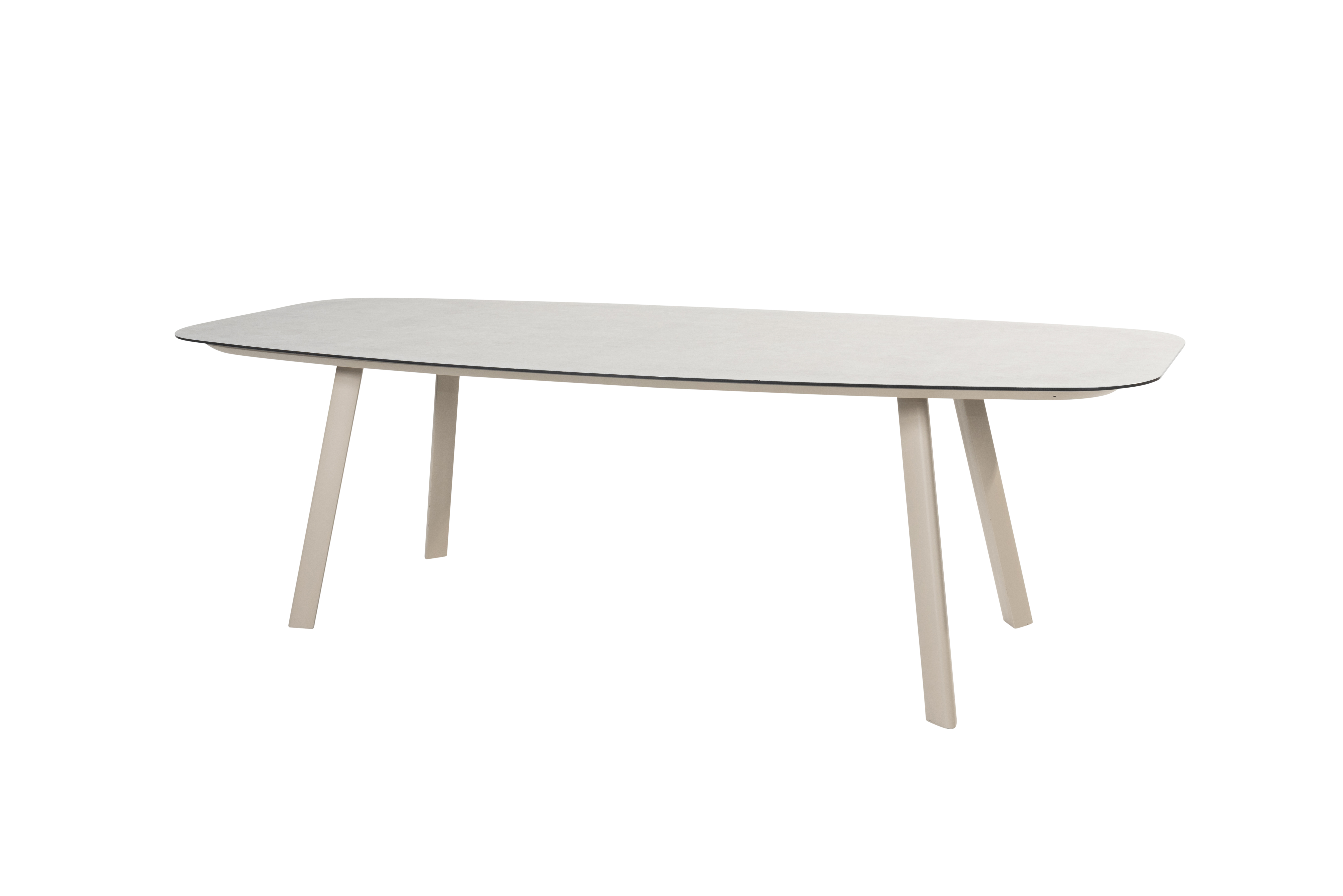 Manolo dining table printed ceramic Latte 240x103