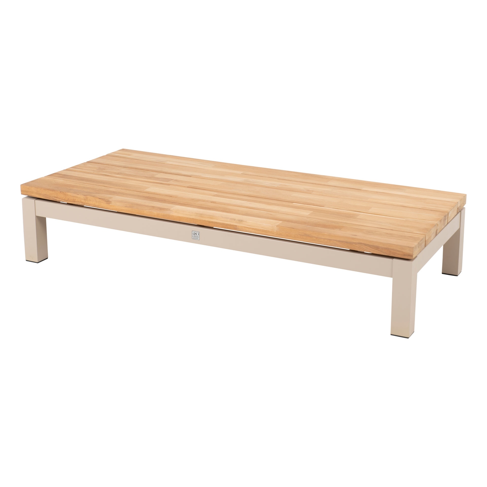 Capitol coffee table teak latte 150x65x30