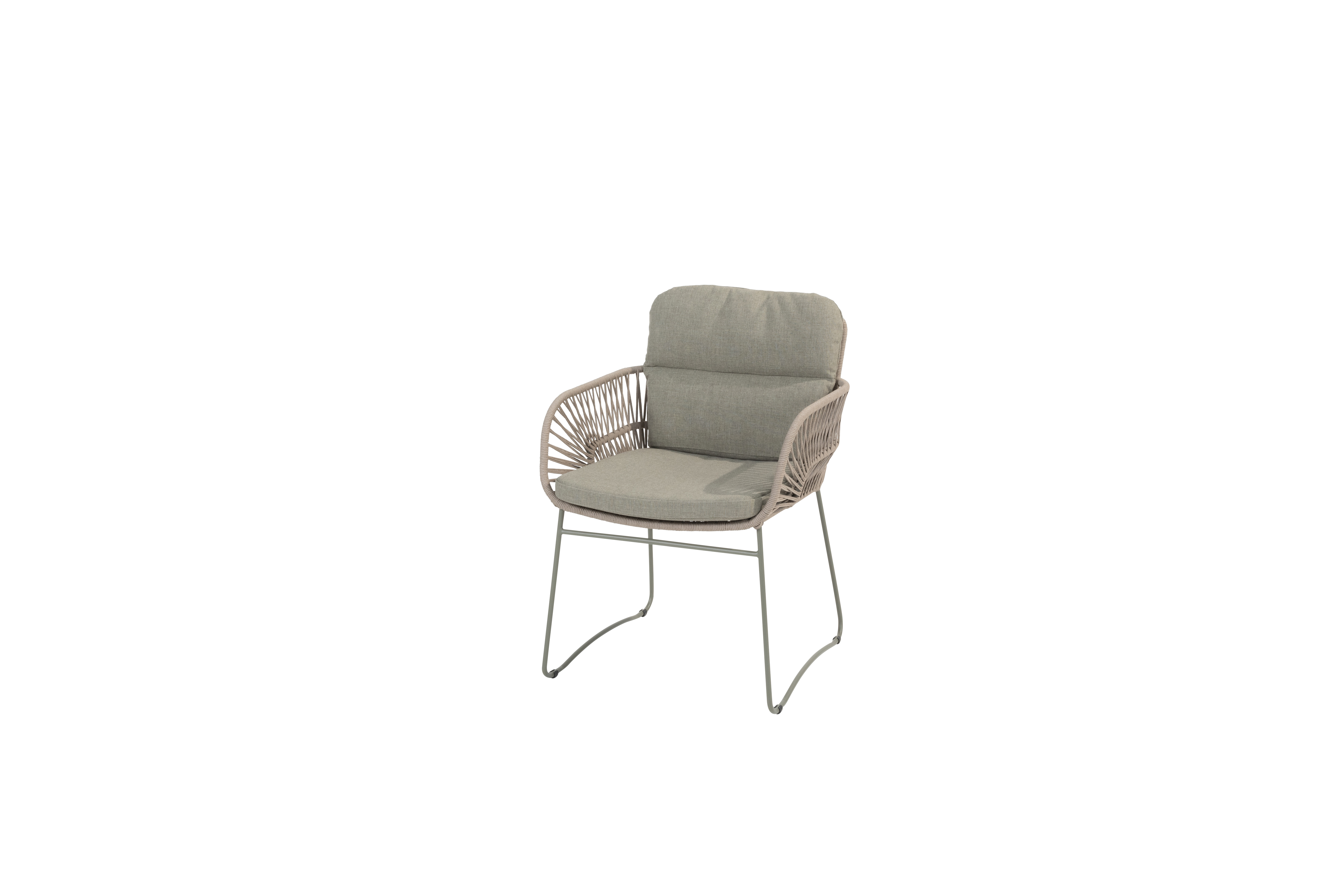 Murcia dining chair olive with 2 cushions 