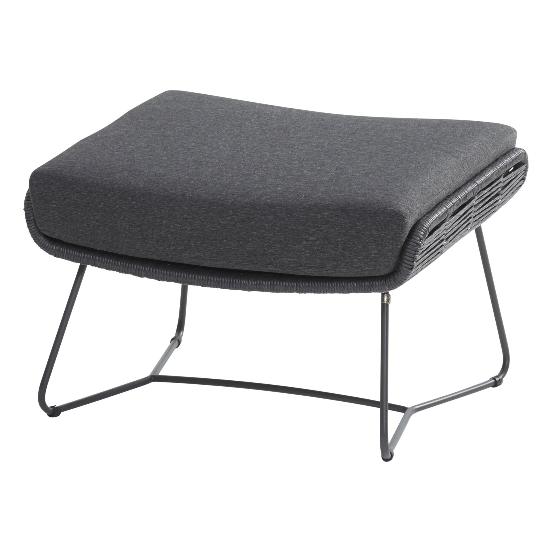 Belmond Footstool with cushion Antracite 