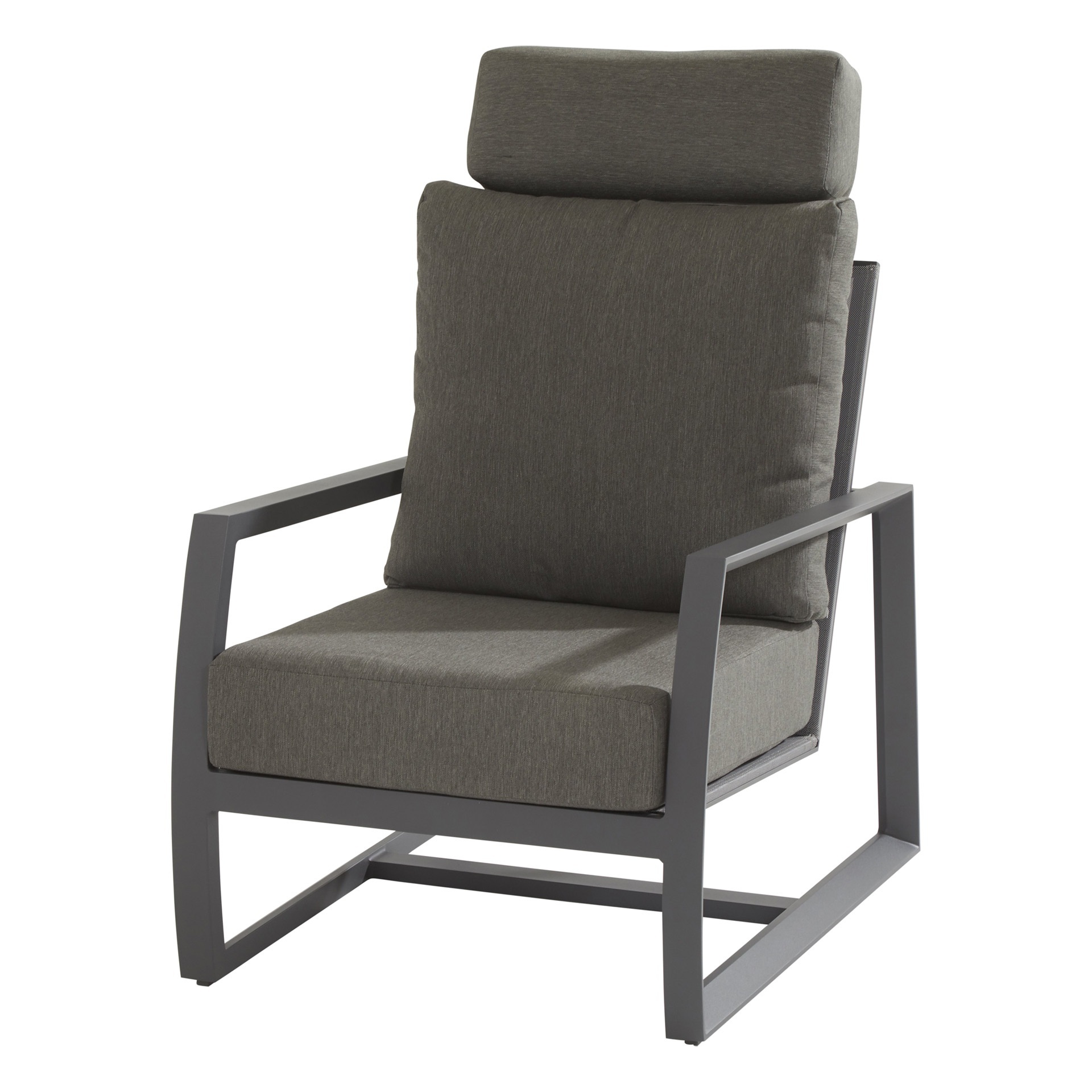 New Mauritius Living chair with 2 cushions Antracite zonder headsupport