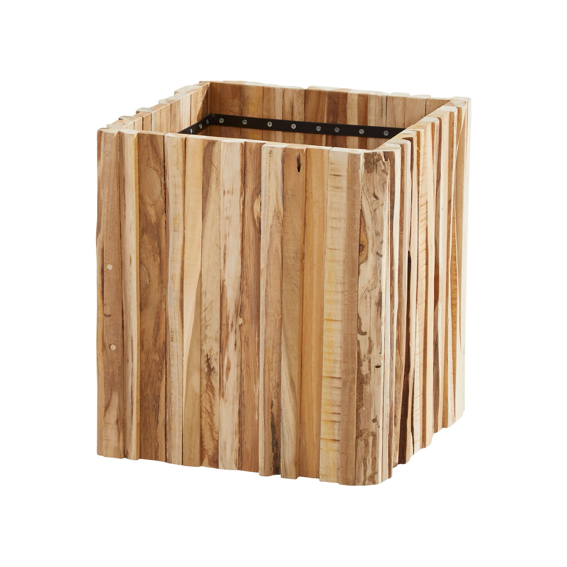 Miguel Square Teak Planter 45x45cm H50