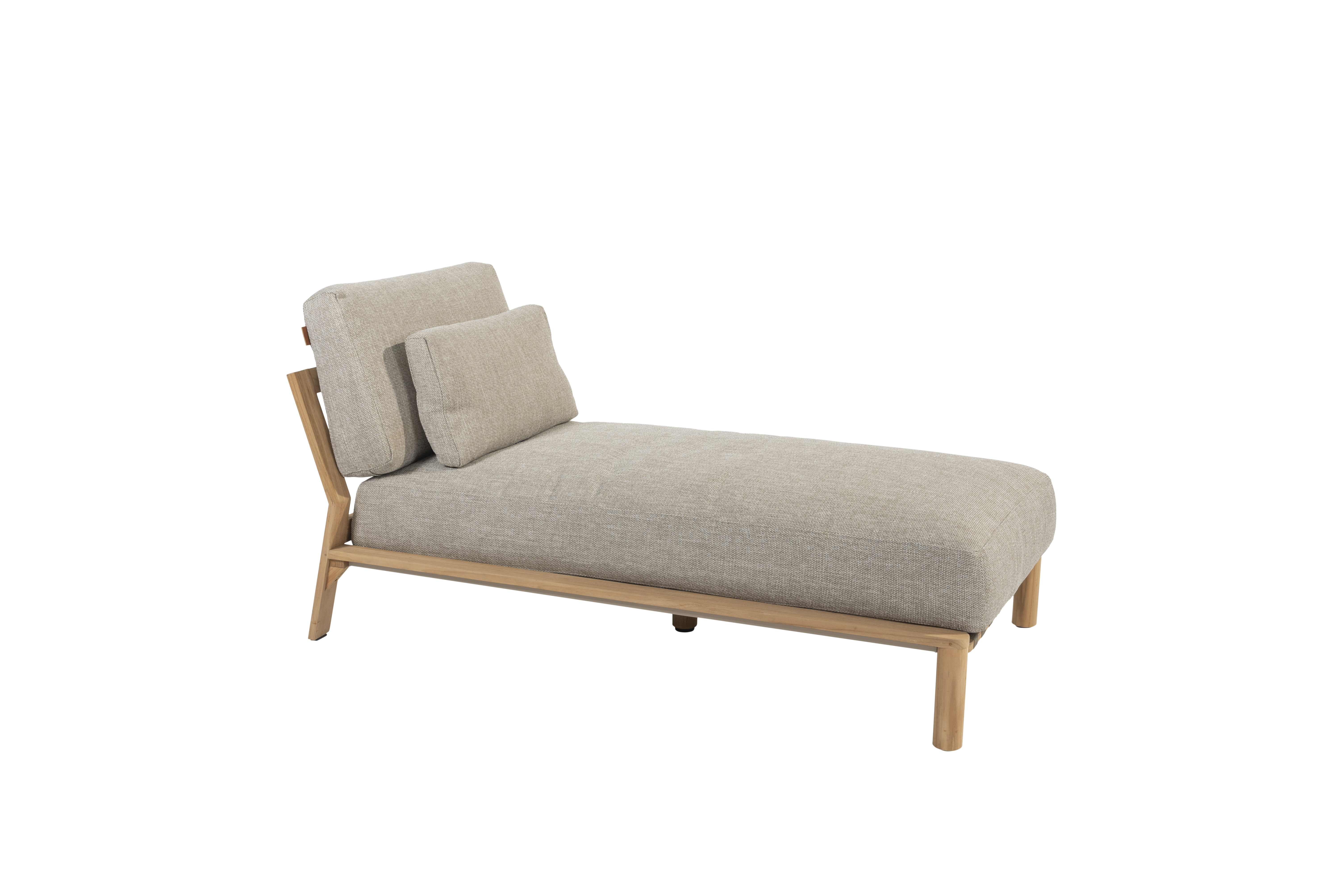 Lucas daybed natural teak with 3 cushions