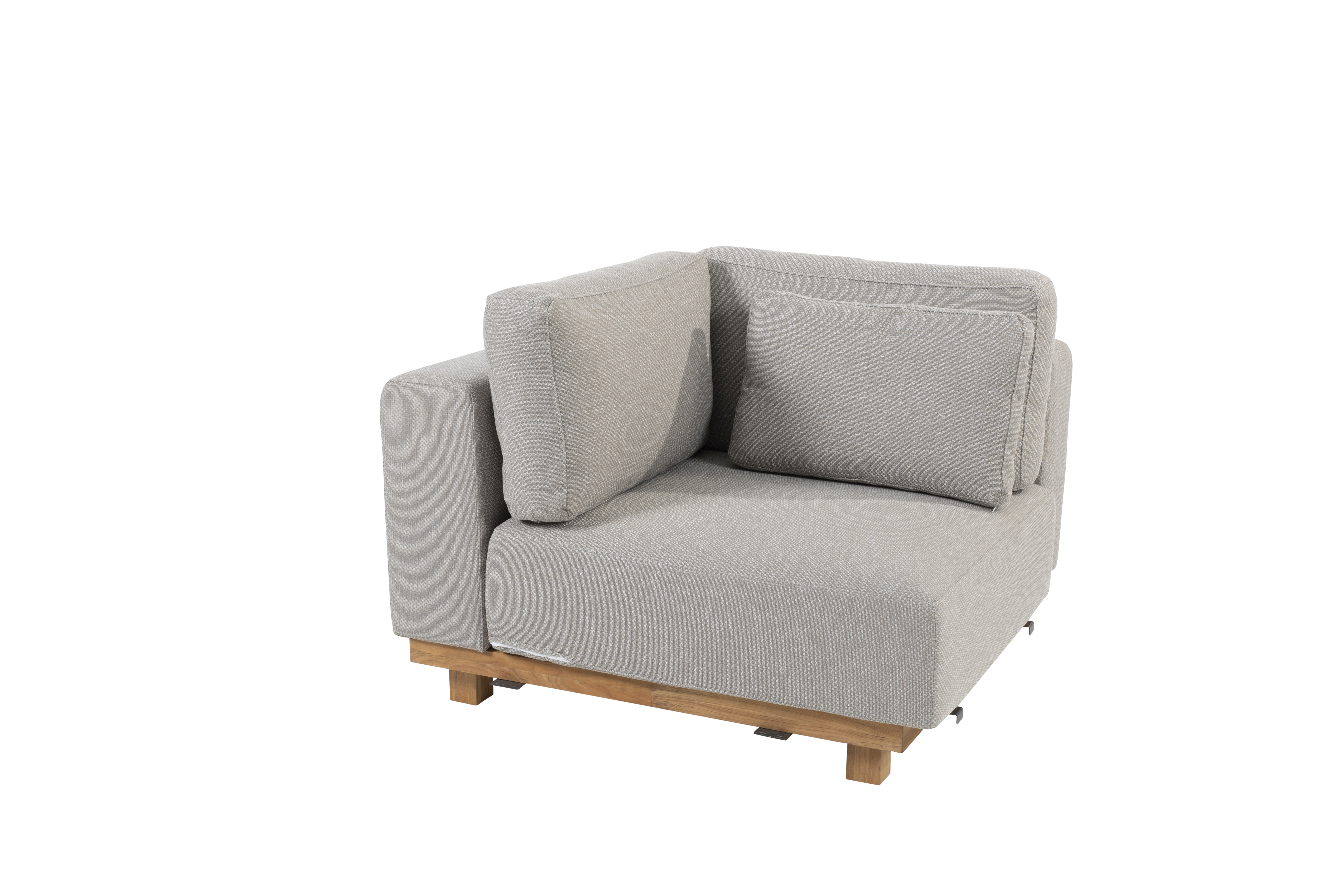 Paradiso upholstery corner teak with 4 cushions 