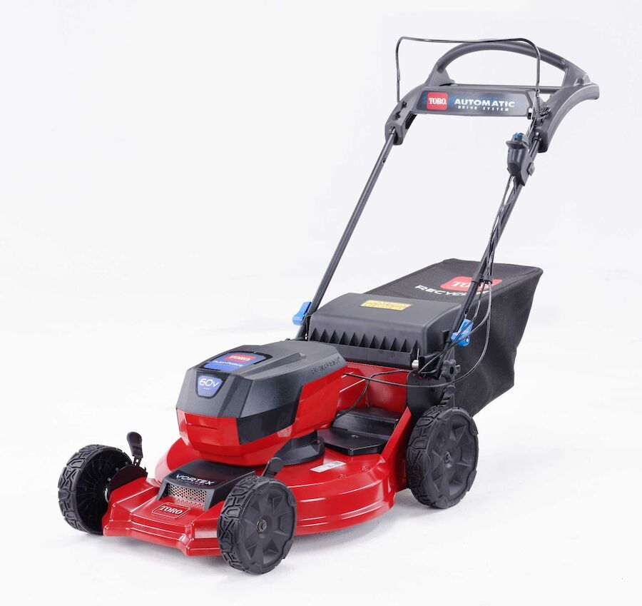 Toro grasmaaier 21695 SmartStow 53cm met aandrijving en alu dek, incl lader en 7,5Ah batterij