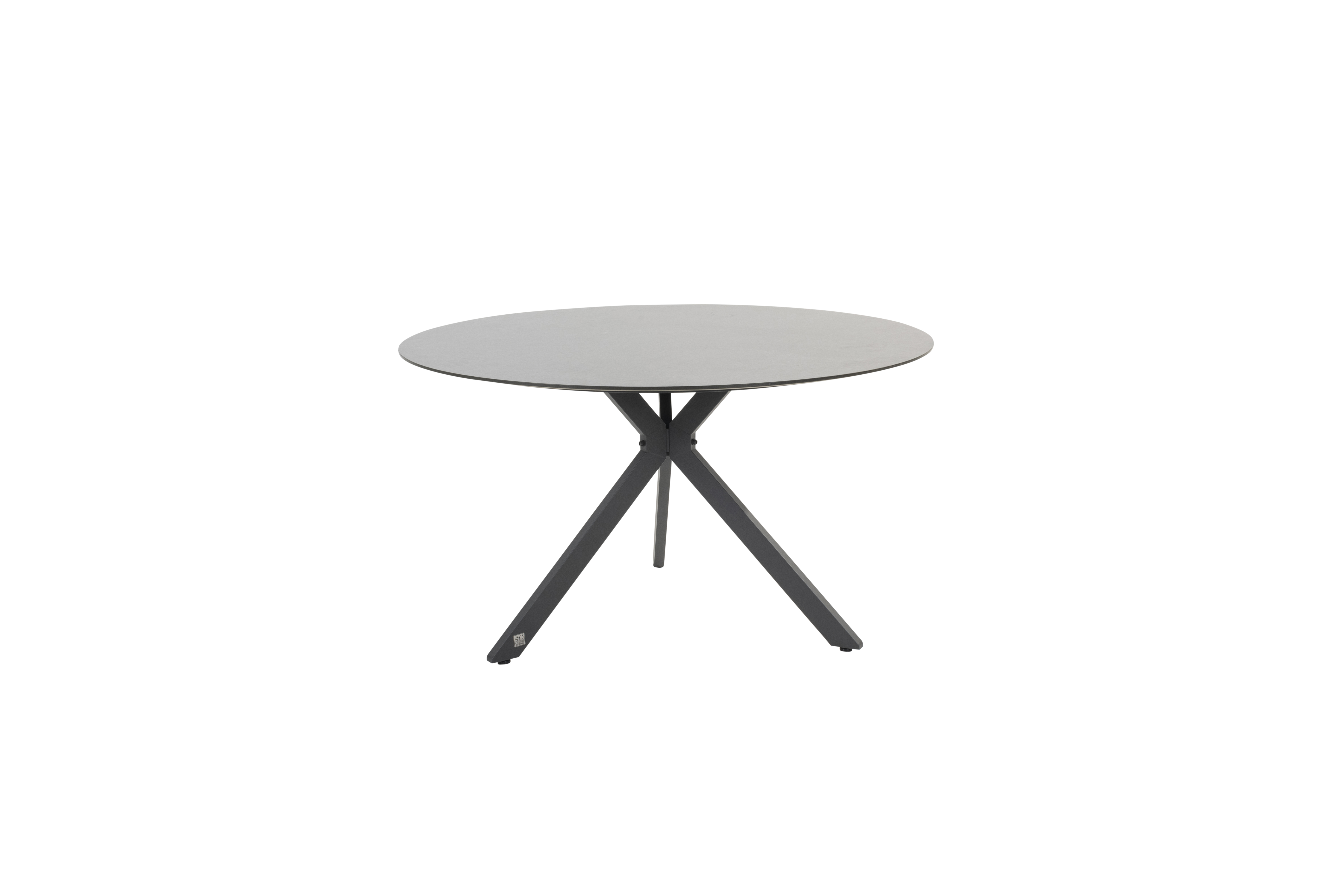 Locarno table frame anthracite 130 cm + Locarno table top HPL slate anthracite 130 cm