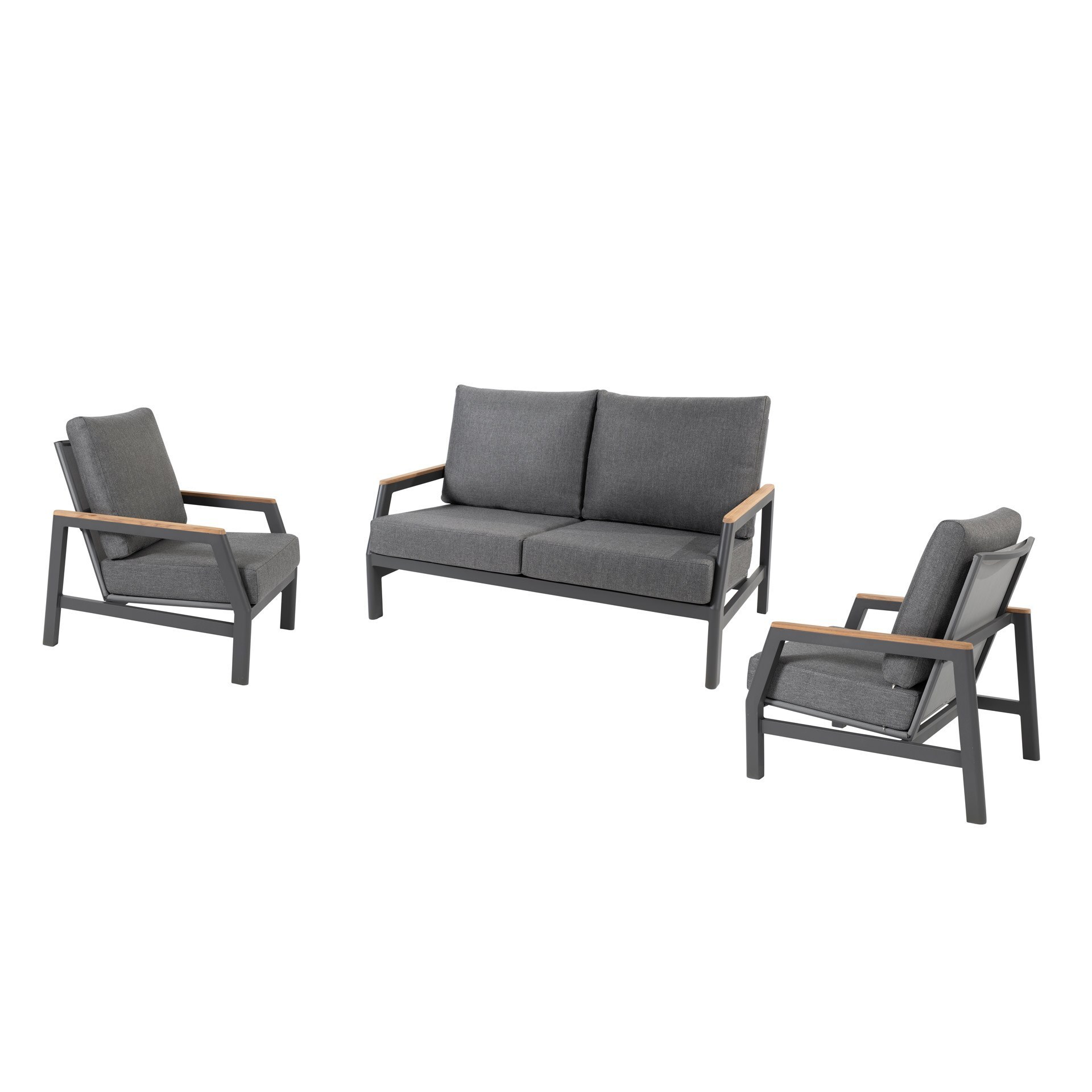 Ravenna 2 x Living Chair +1 x 2,5 seater bench 