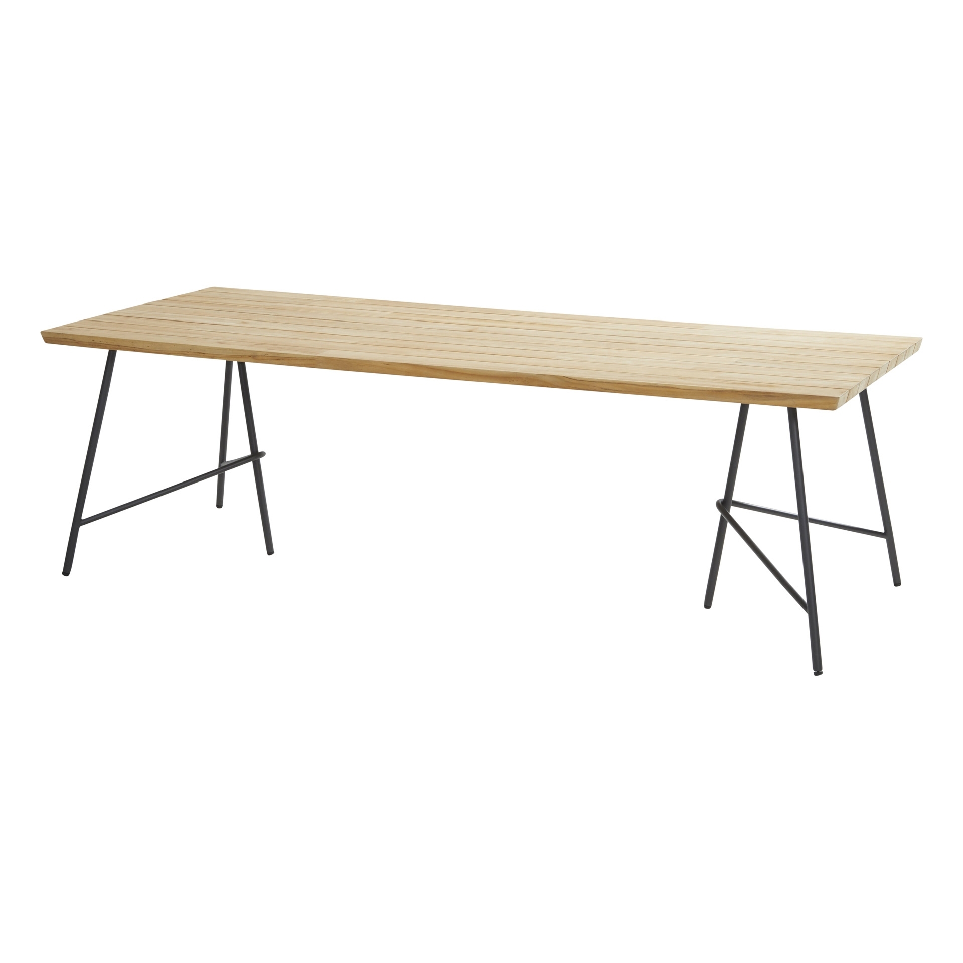 Lano dining table 240x100x75 natural teak