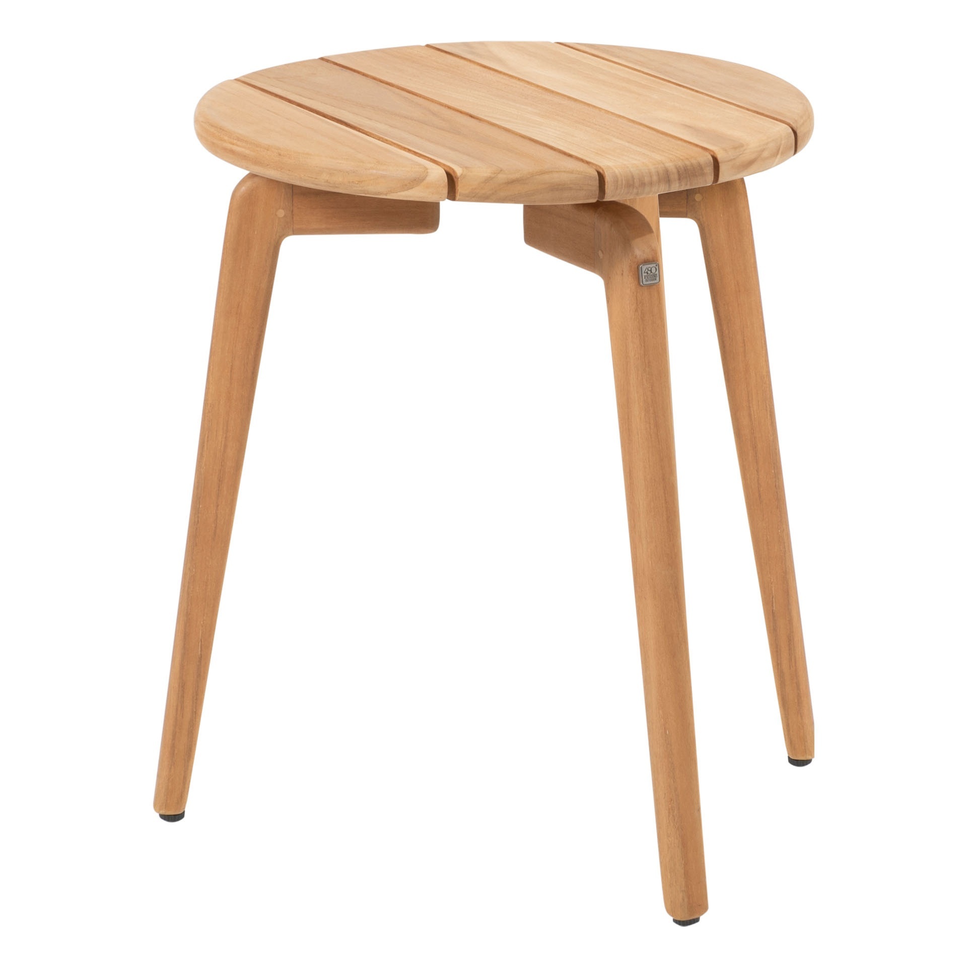 Zucca Side table natural teak Ø45cm H55