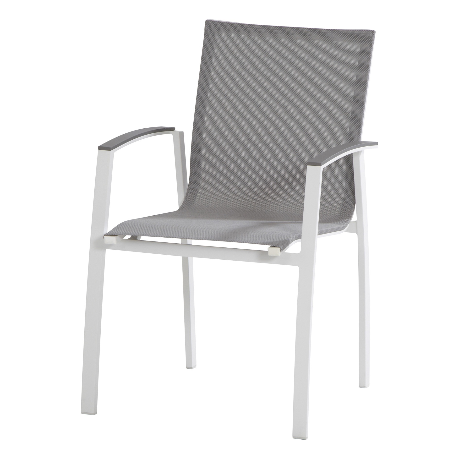 Torino dining chair stackable White