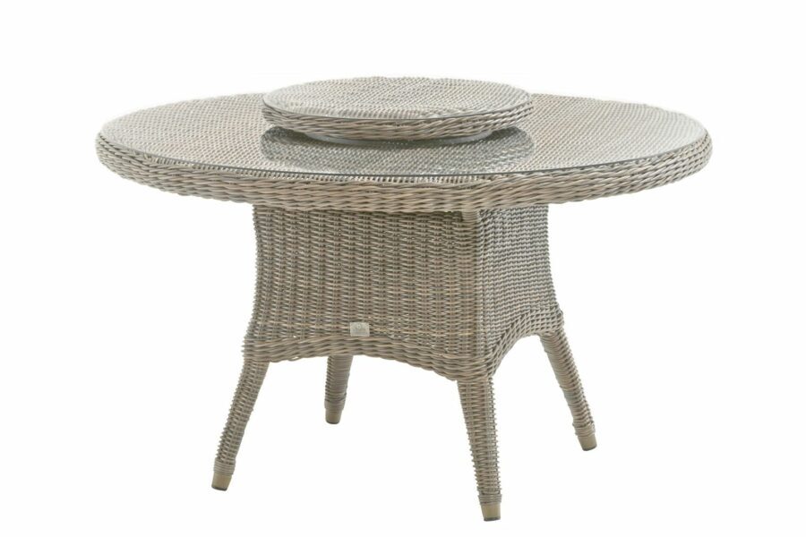 Victoria Dining Table 130cm + glass