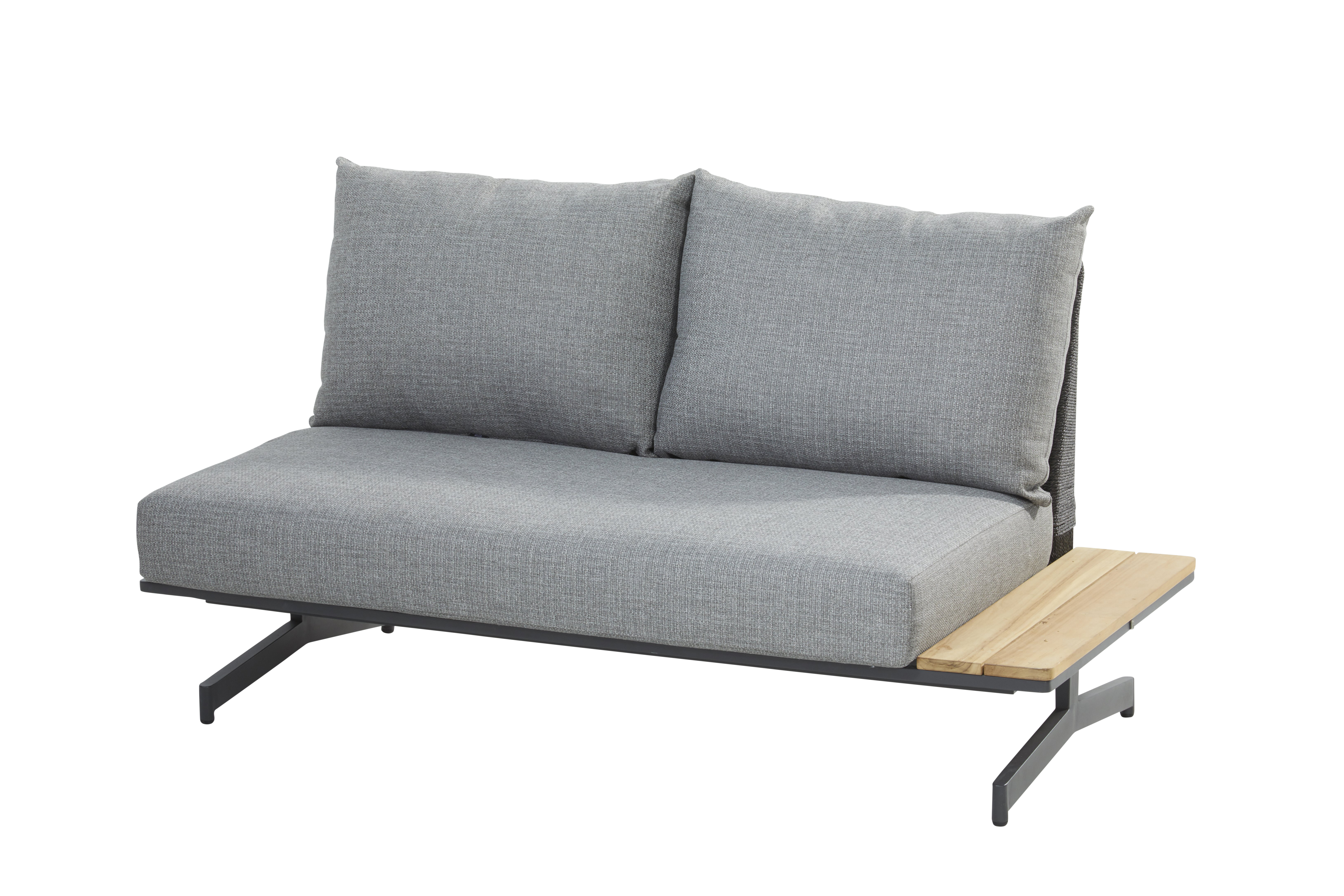 Fortuna 2 seater Bench left or right with 3 cushions 