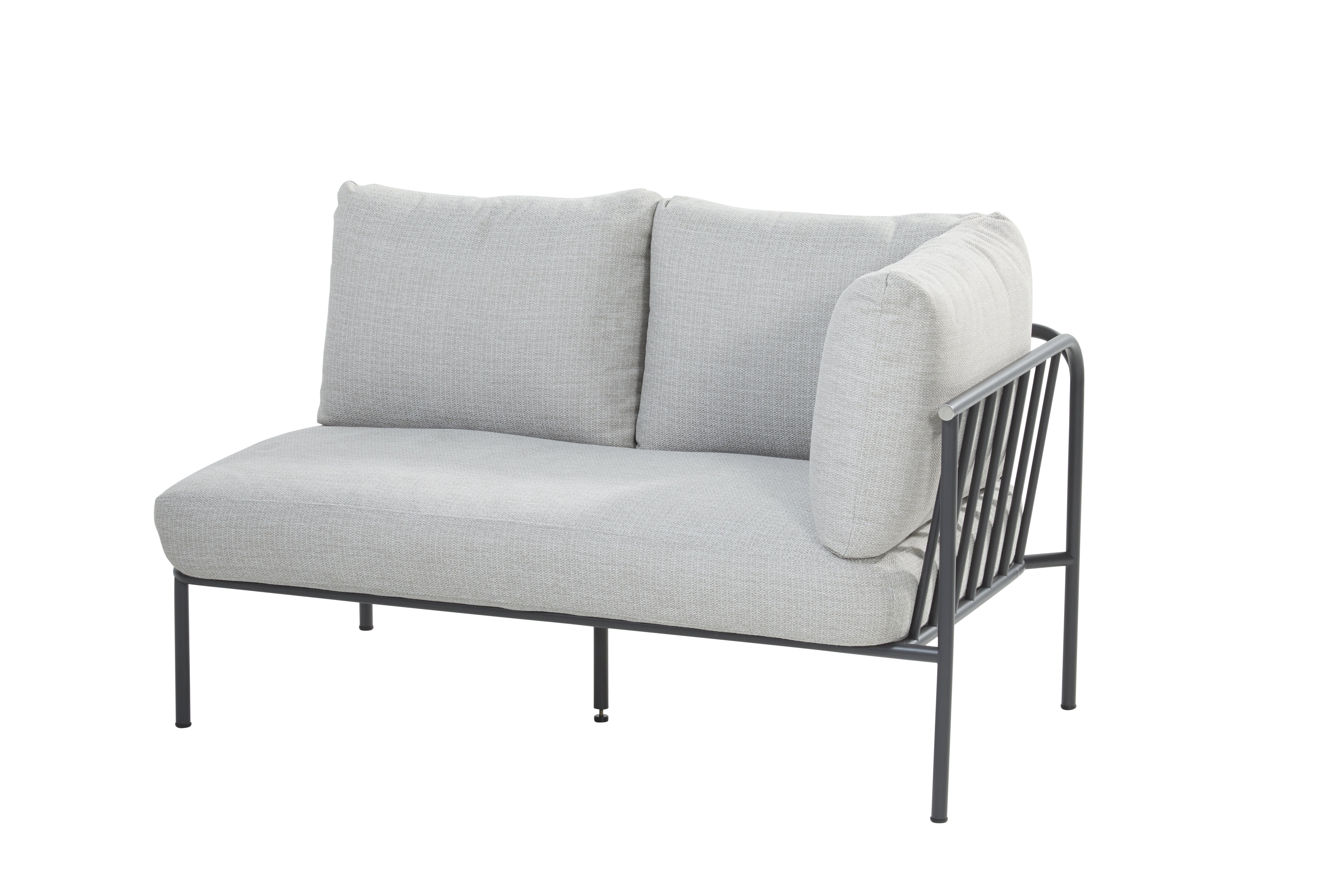 Figaro 2 seater bench Left arm with 2 cushions 