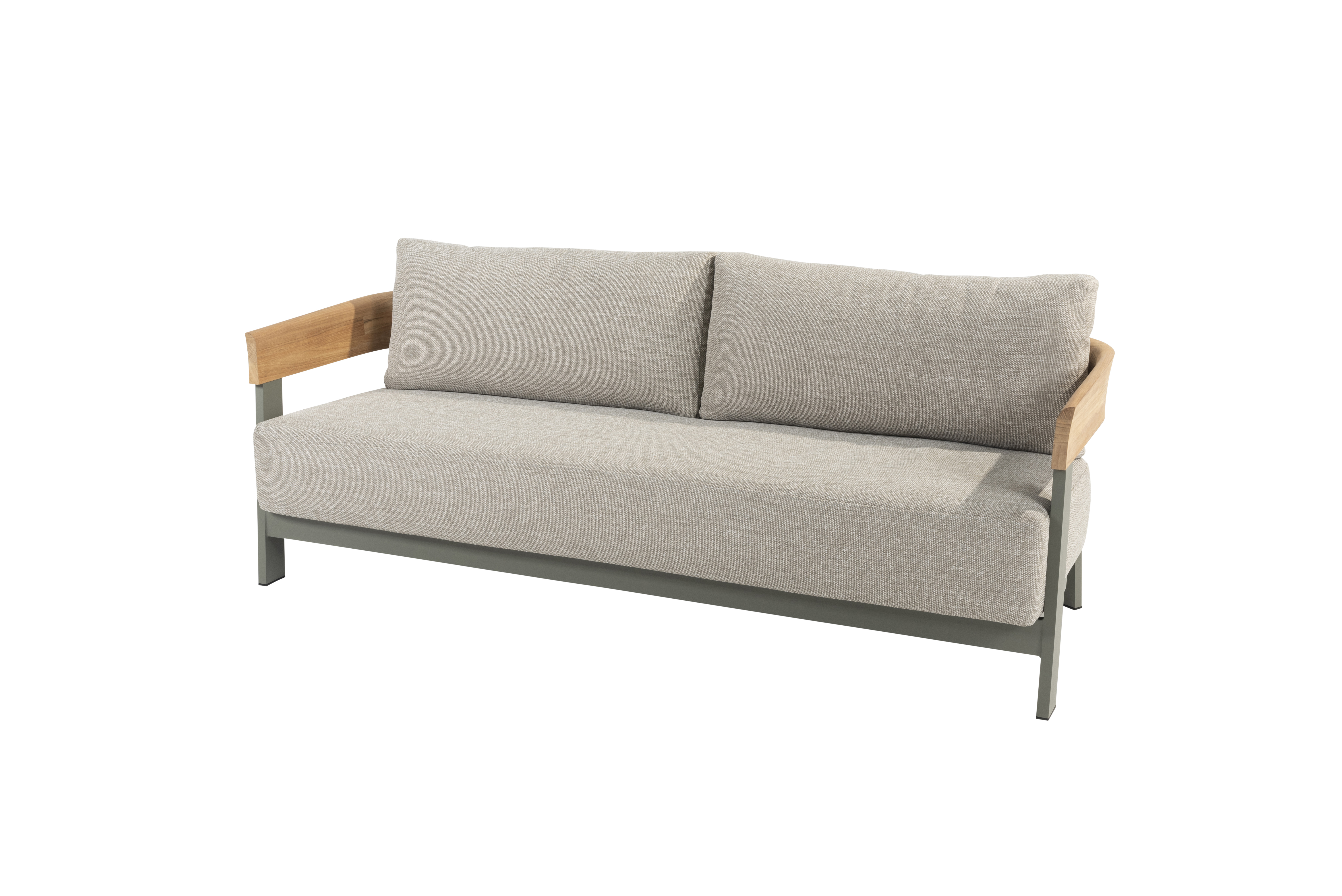 Varenna living bench olive with 3 cushions 
