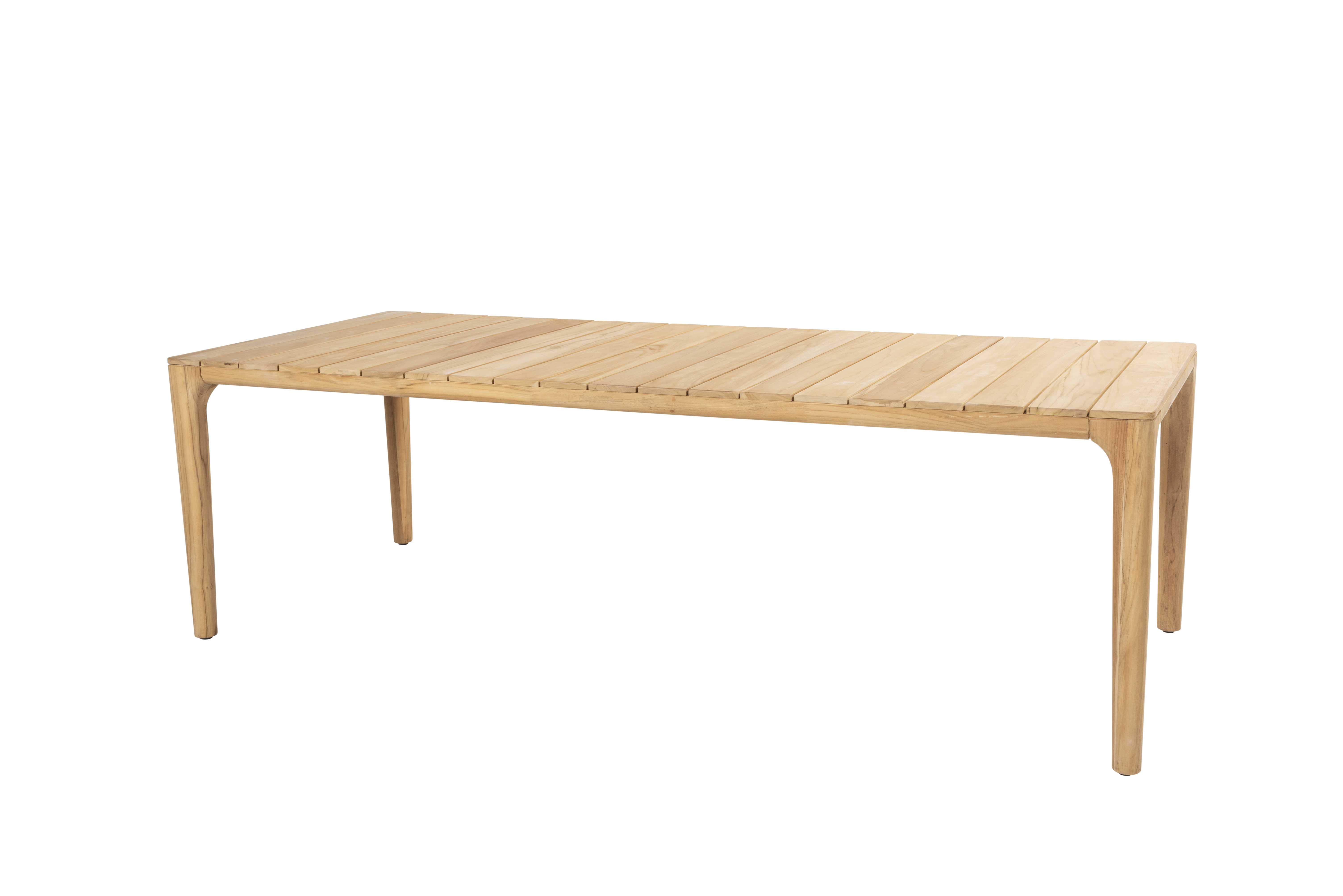 Liam dining table natural teak 240x100x75