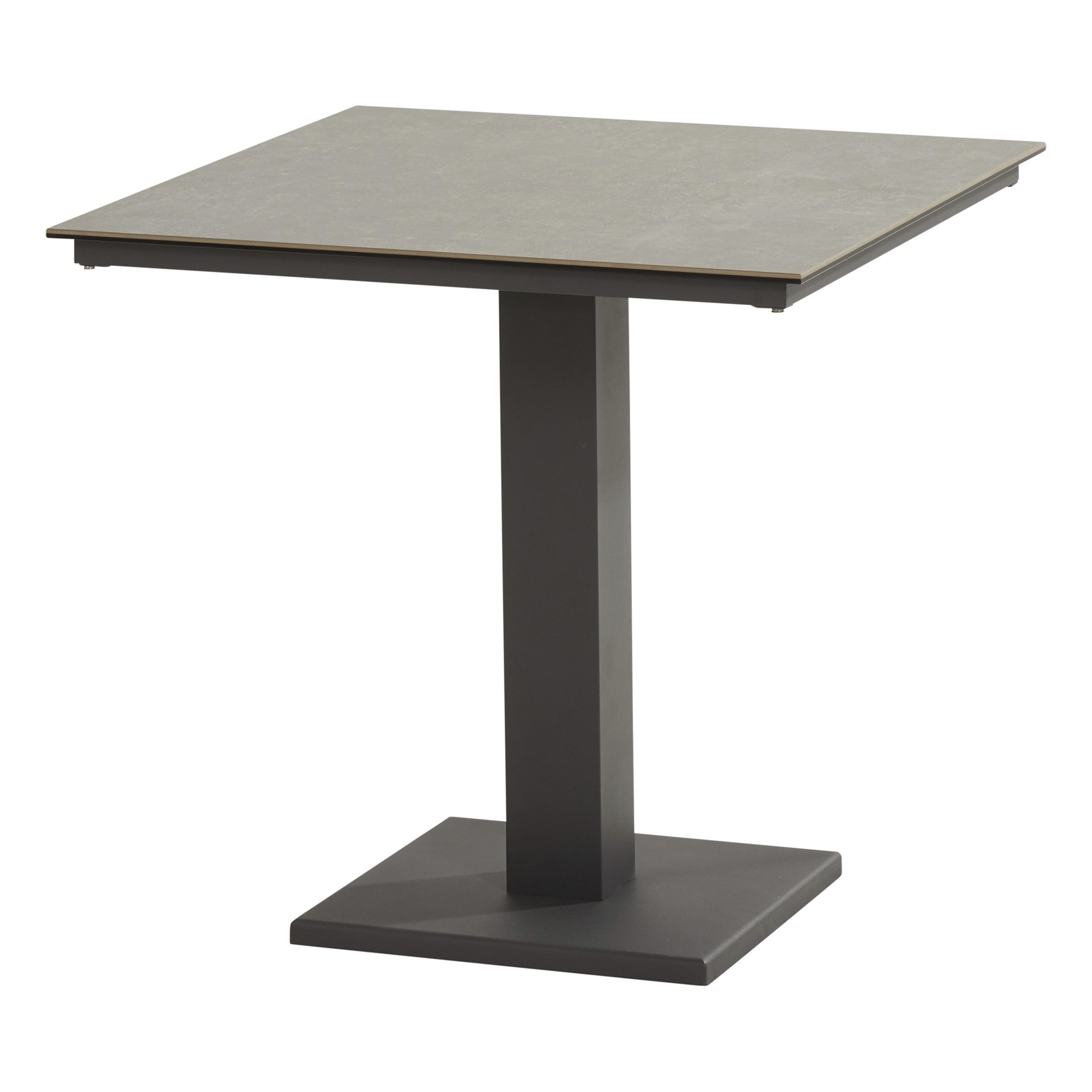 Titan dining table 75x75 ceramic Antracite