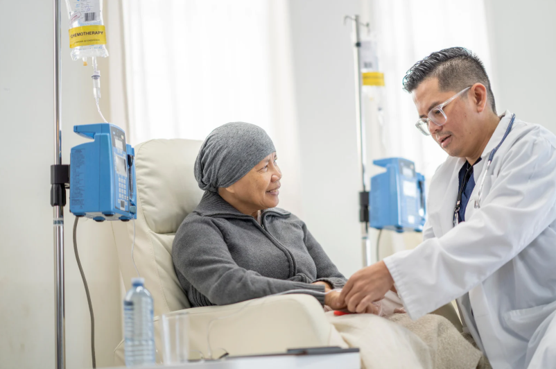 Chemotherapie via een infuus