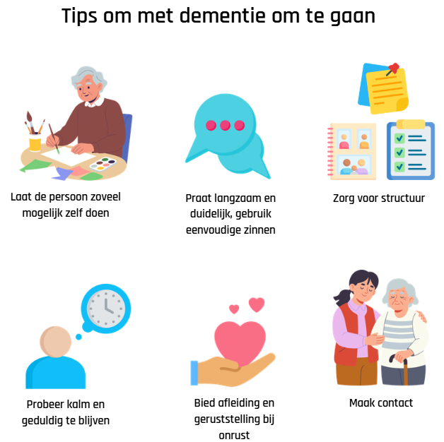 Tips om met dementie om te gaan