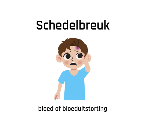 Klachten bij een schedelbreuk