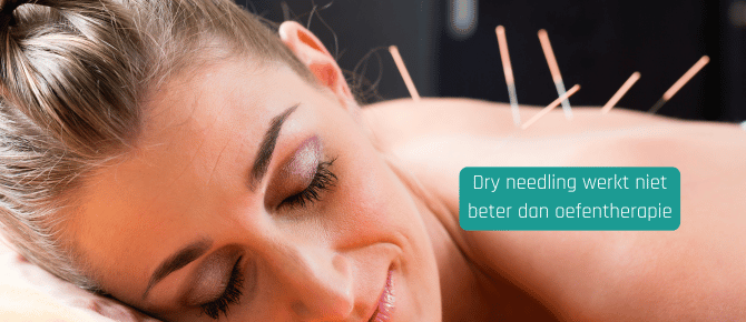 Dry Needling vs. Exercise Therapy: Short-Term Pain Relief, Long-Term Benefits Compared