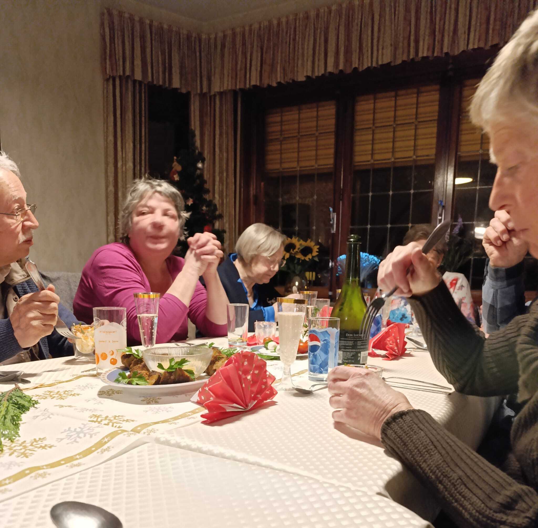 Oudejaarsmaaltijd in De Boomgaard