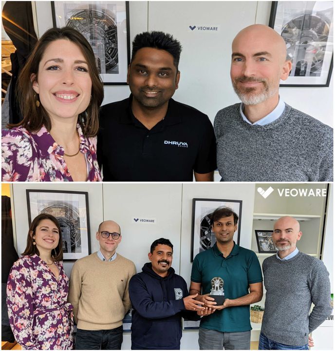 Dhruva Space visiting our office
