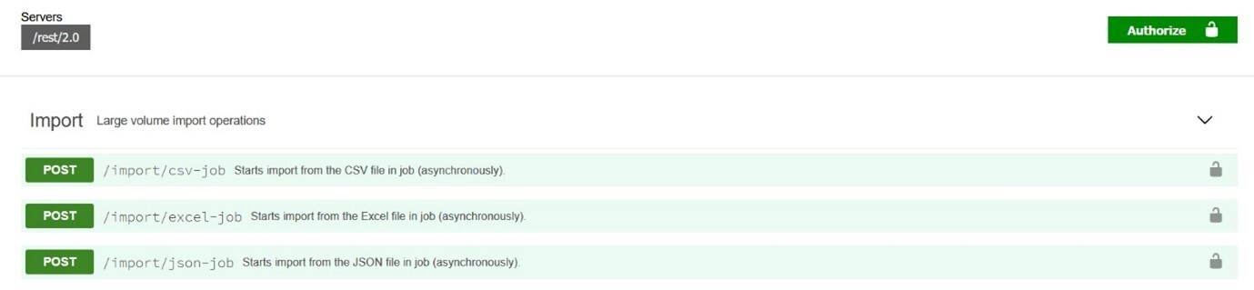 collibra import api endpoints csv excel json