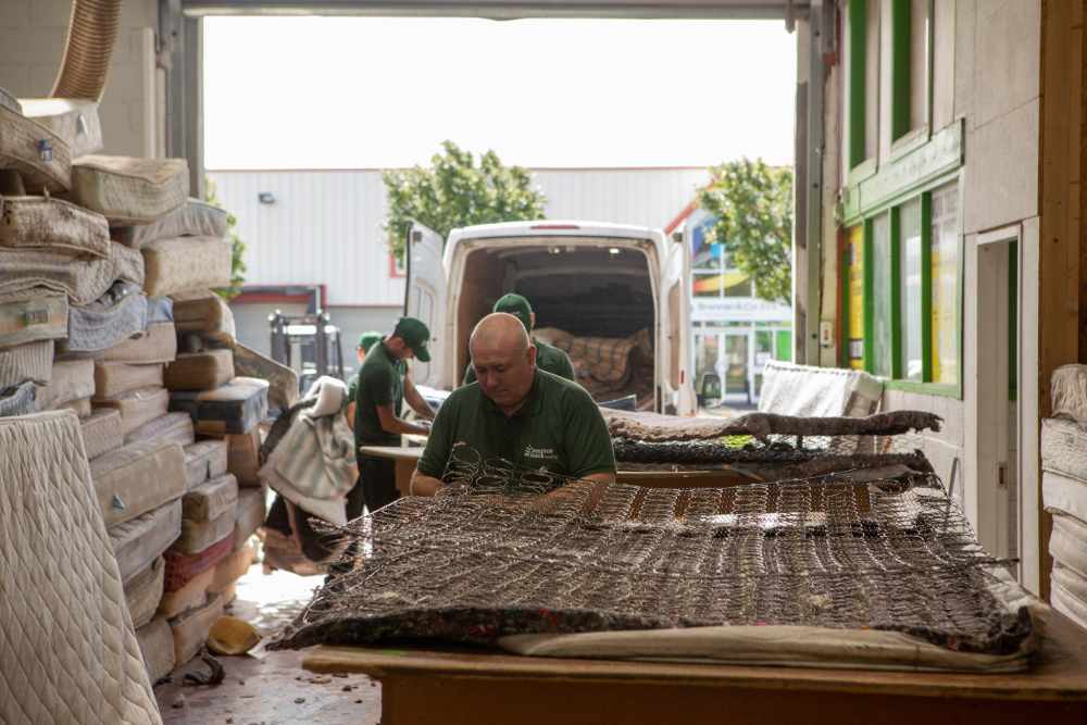 Mattress recycling by the Galway Traveller Movement